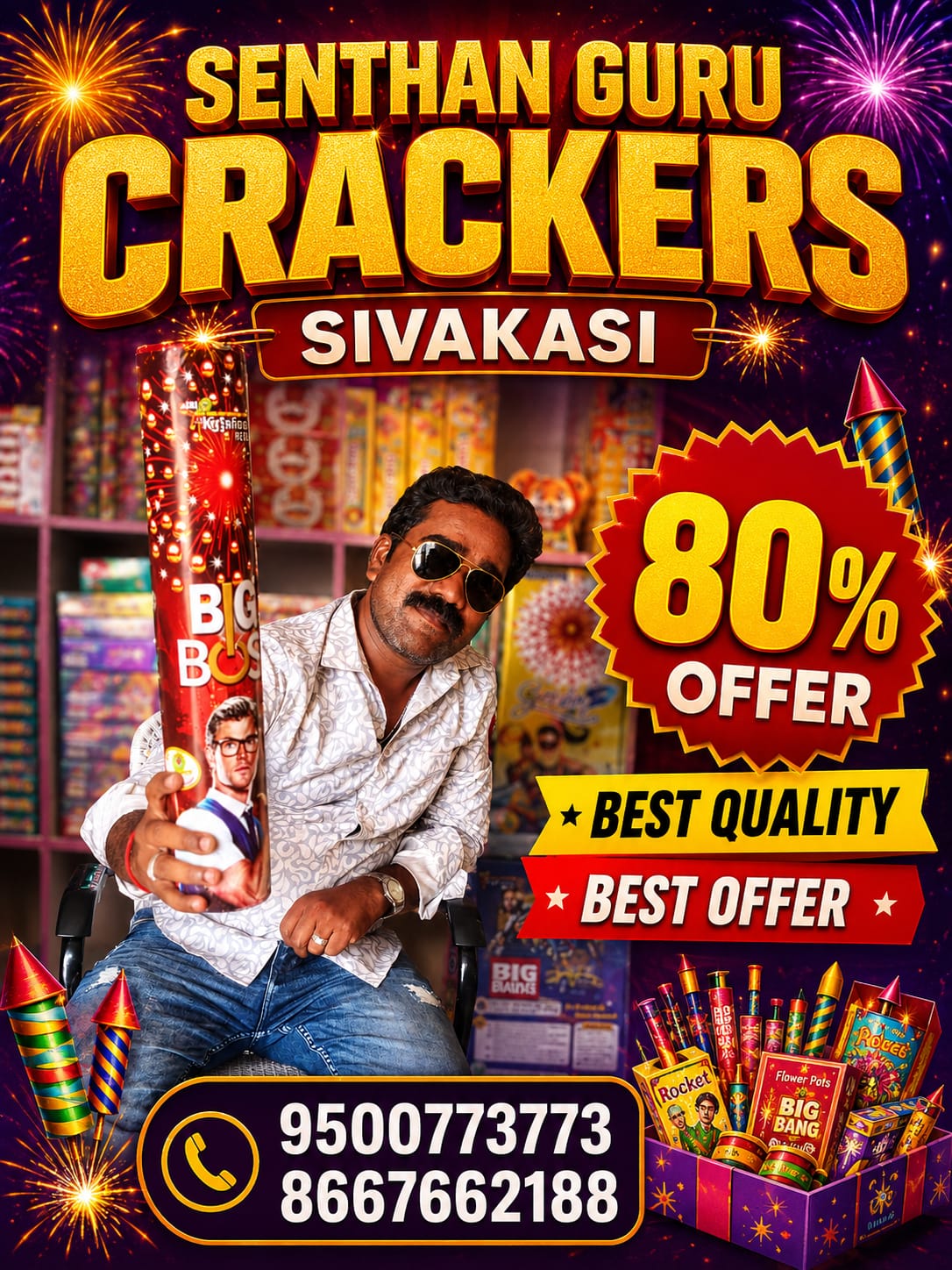 About Senthan Guru Crackers Sivakasi